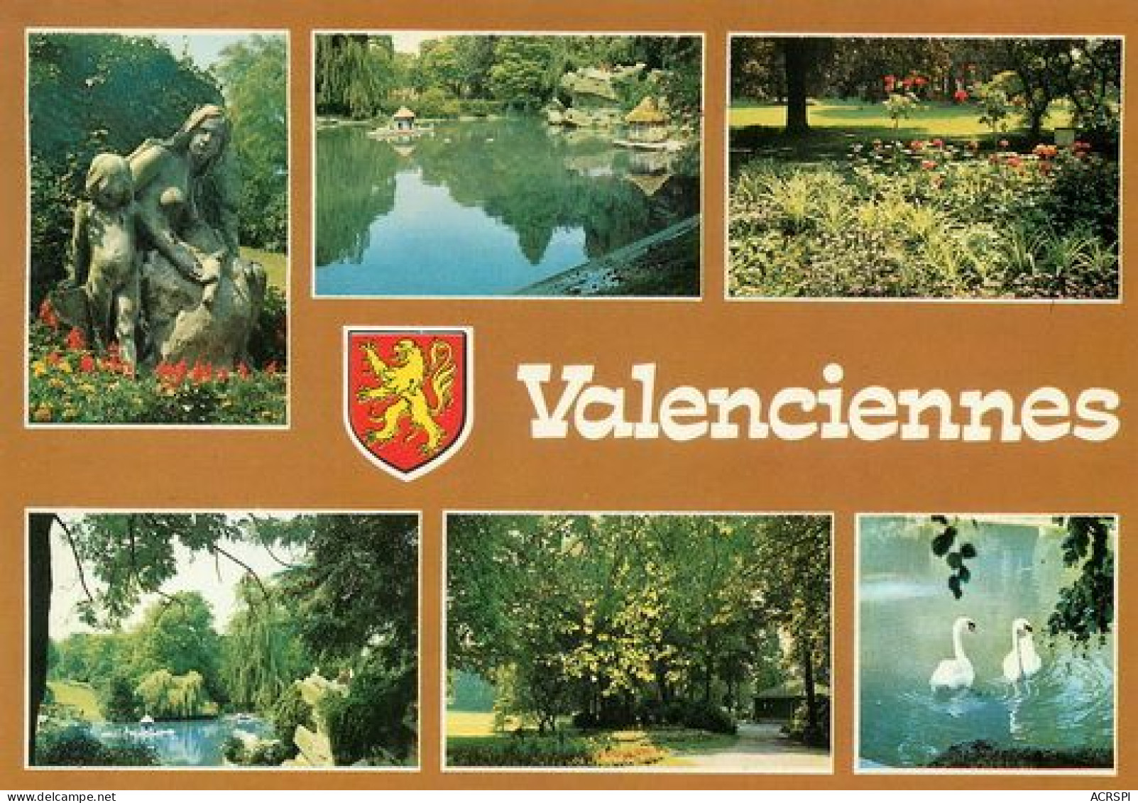 VALENCIENNES   Multivue Des Jardins  14  (scan Recto-verso)MA2030Bis - Valenciennes