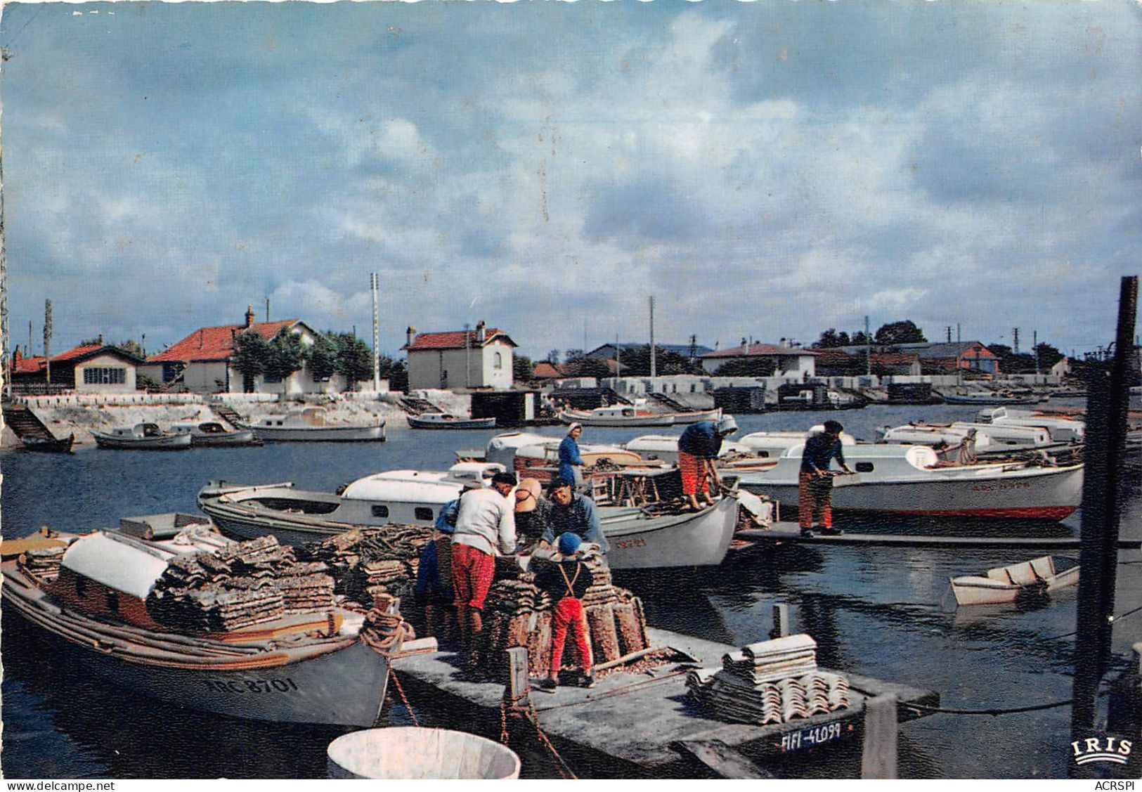 BASSIN D ARCACHON Scene Ostreicole Au Port De La Teste 30(scan Recto-verso) MA2030 - Arcachon