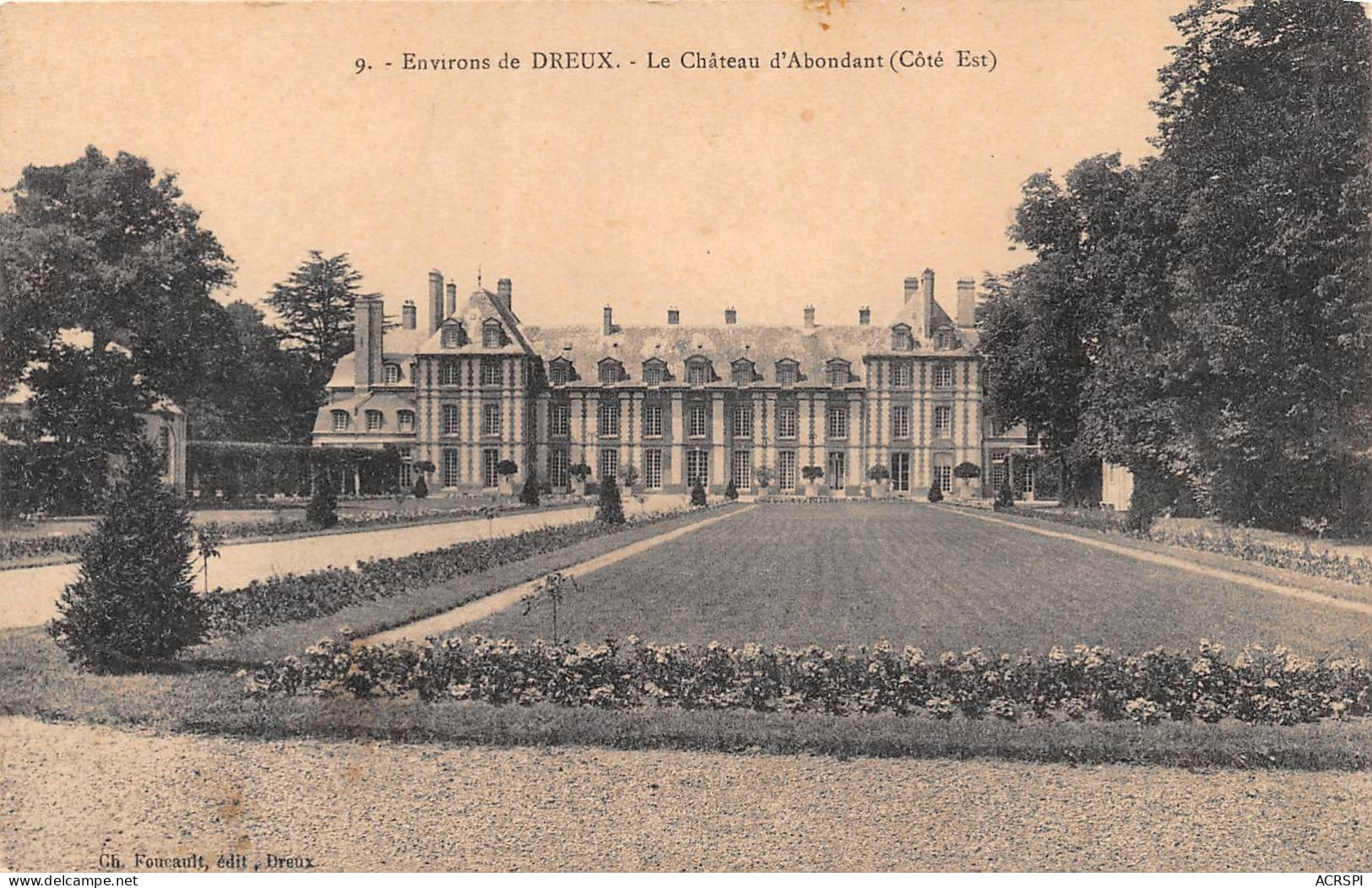 DREUX Le Chateau D Abondant 18(scan Recto-verso) MA2030 - Dreux