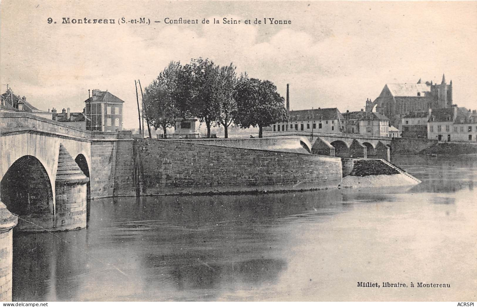 MONTEREAU CONFLUENT DE LA SEINE ET DE L YONNE 23(scan Recto-verso) MA2029 - Montereau