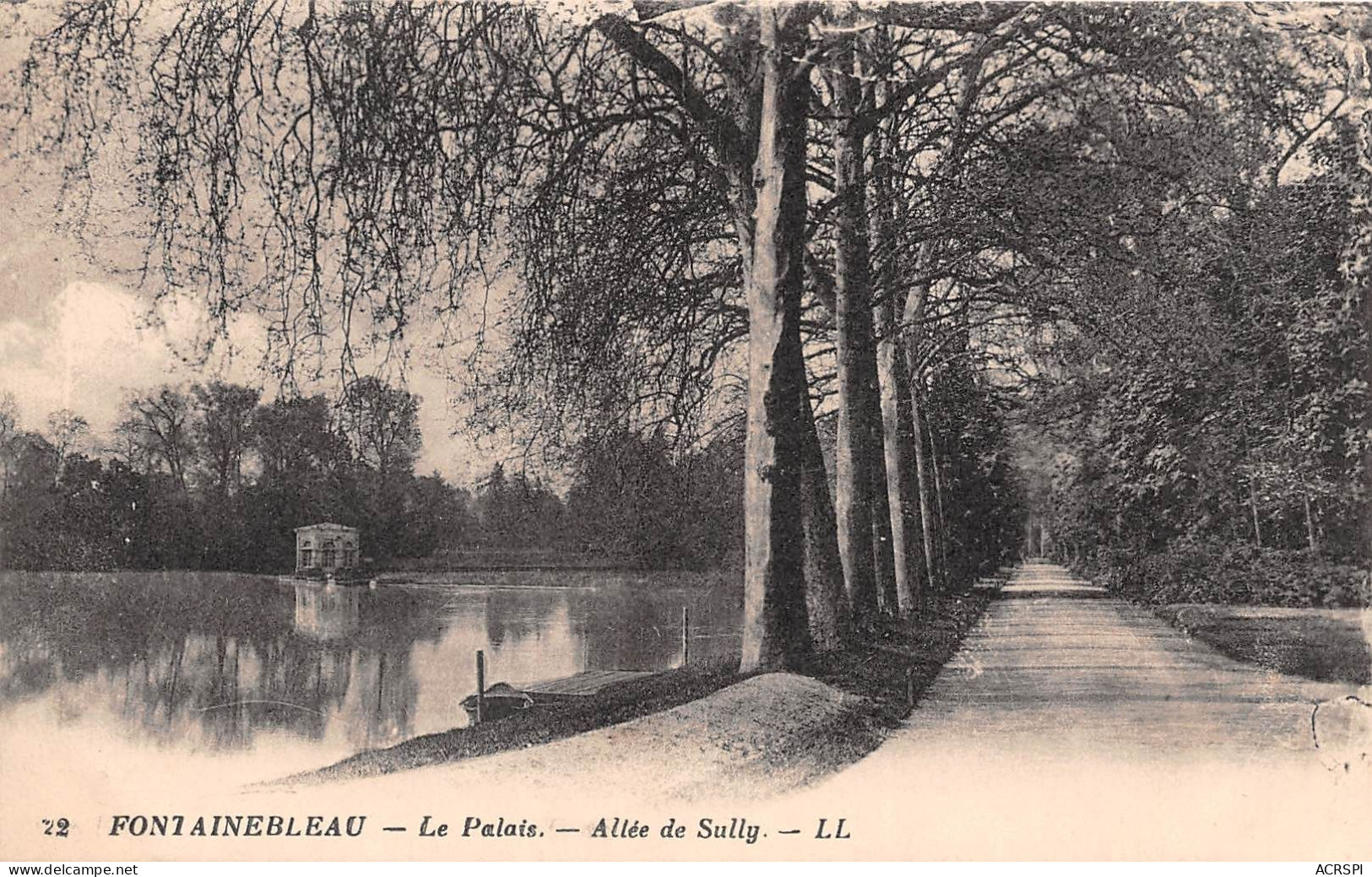 FONTAINEBLEAU Le Palais Allee De Sully 26(scan Recto-verso) MA2029 - Fontainebleau