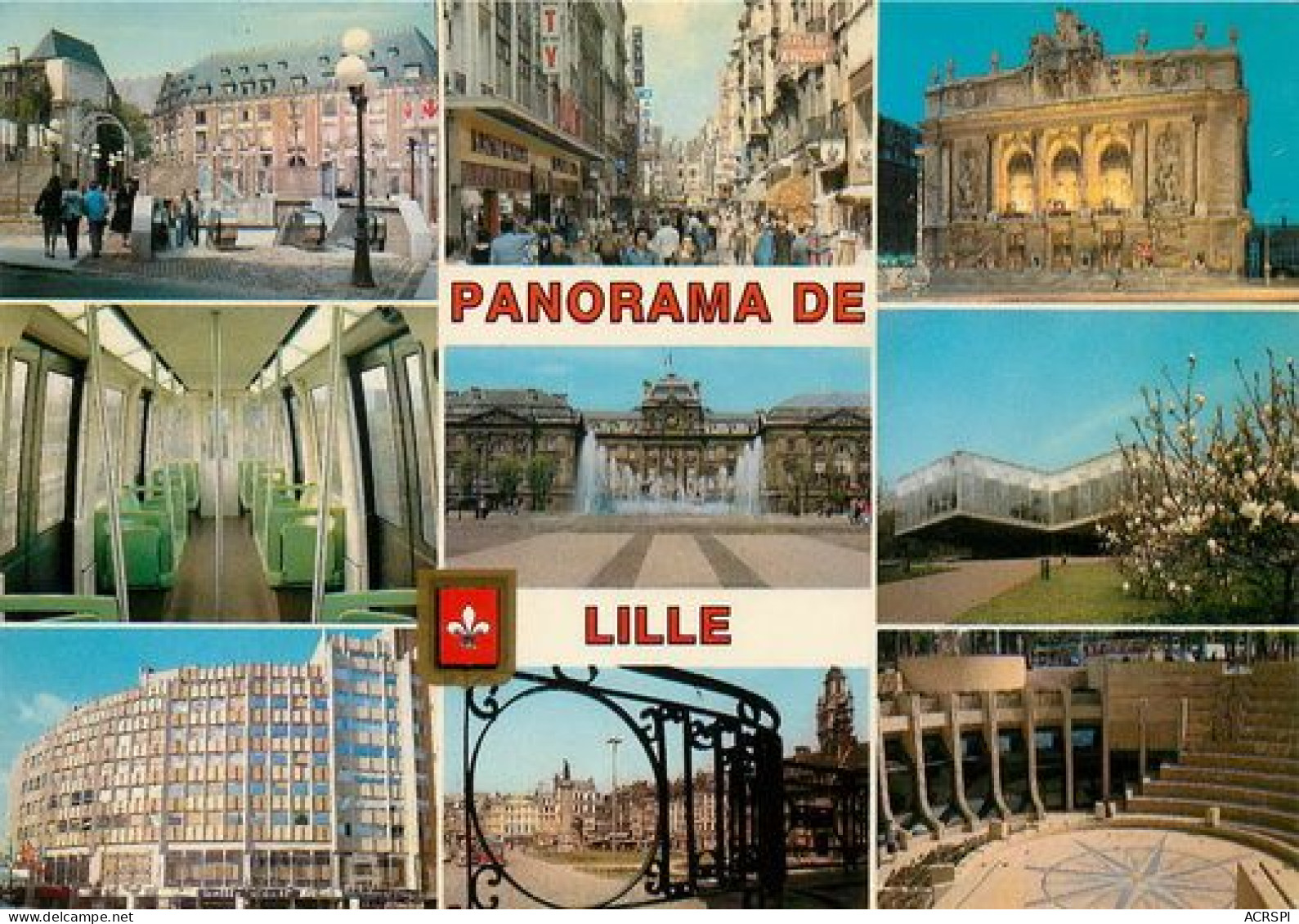 LILLE   Panorama   4  (scan Recto-verso)MA2028Ter - Lille