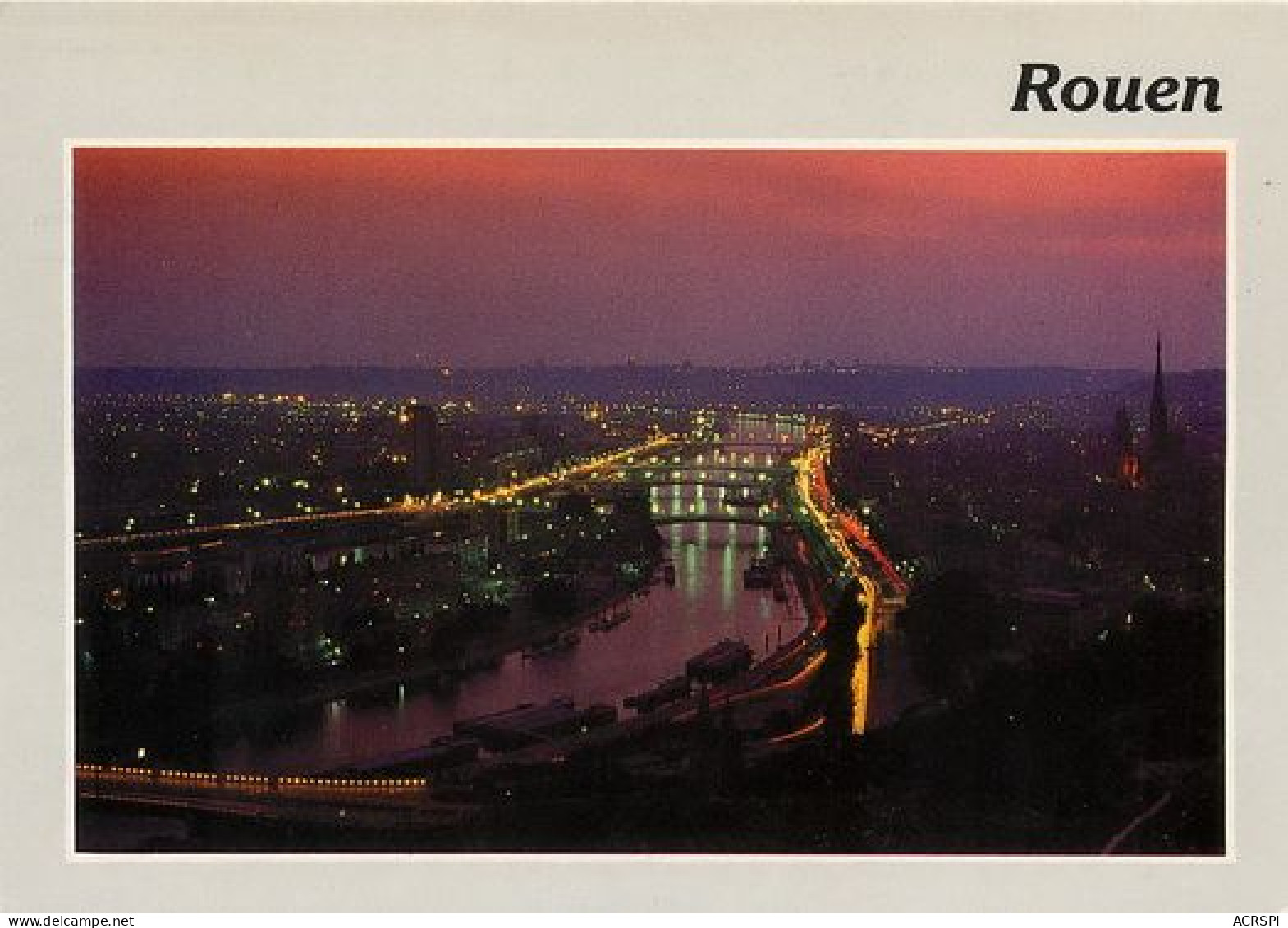 ROUEN  La Nuit   18   (scan Recto-verso)MA2046Ter - Rouen