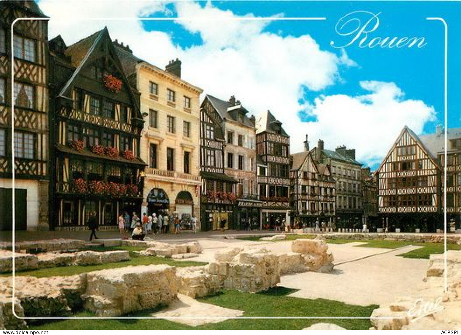 ROUEN  Place Du Vieux Marché 17   (scan Recto-verso)MA2046Ter - Rouen