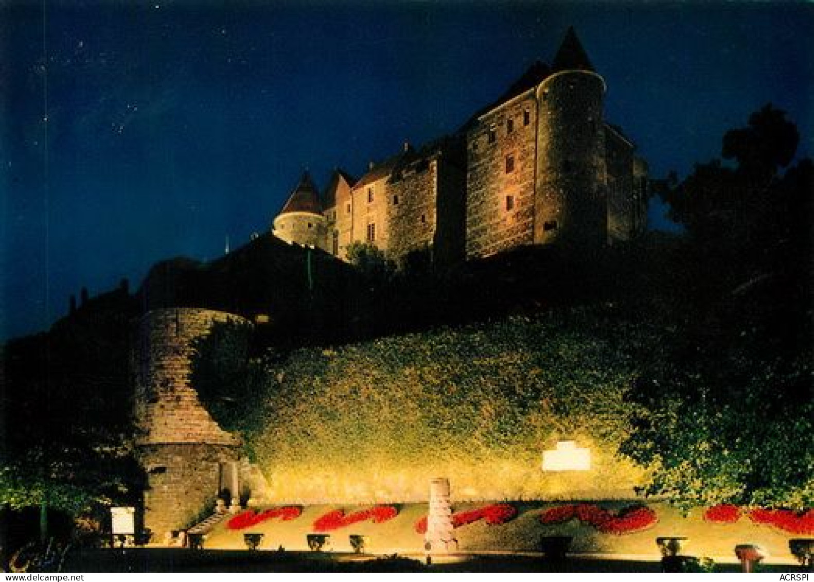 DIEPPE  Le Chateau La Nuit  8   (scan Recto-verso)MA2046Ter - Dieppe