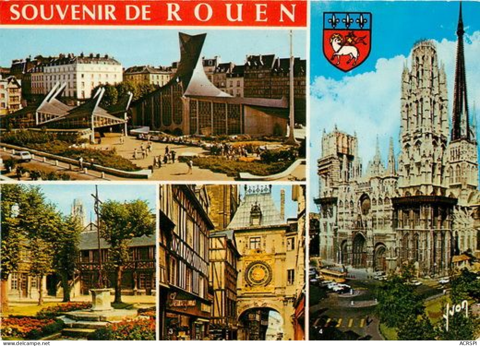 ROUEN Multivue  10   (scan Recto-verso)MA2046Ter - Rouen