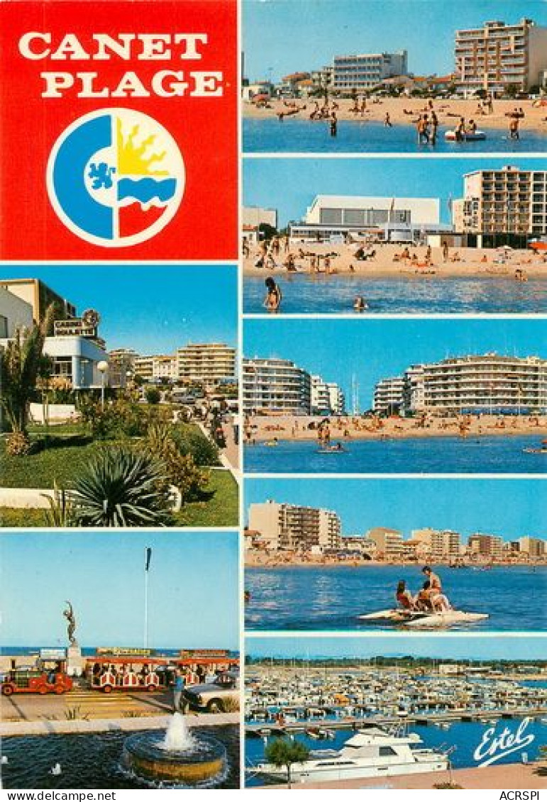 CANET PLAGE  Multivue  38   (scan Recto-verso)MA2046Bis - Canet Plage