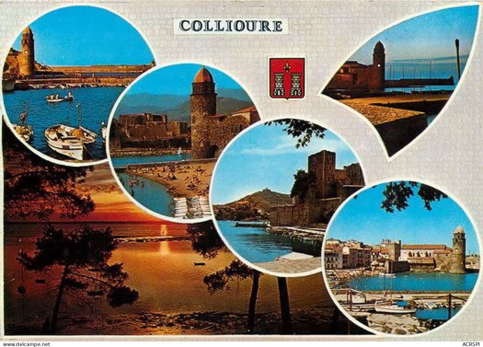 COLLIOURE  Multivuel  4   (scan Recto-verso)MA2046Bis - Collioure