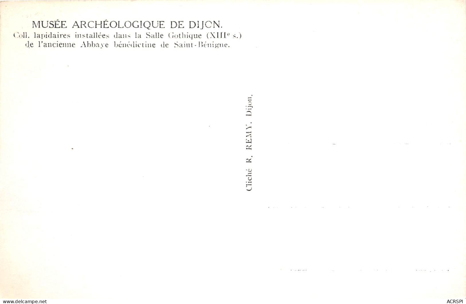 MUSEE ARCHEOLOGIQUE DE DIJON 12(scan Recto-verso) MA2045 - Dijon