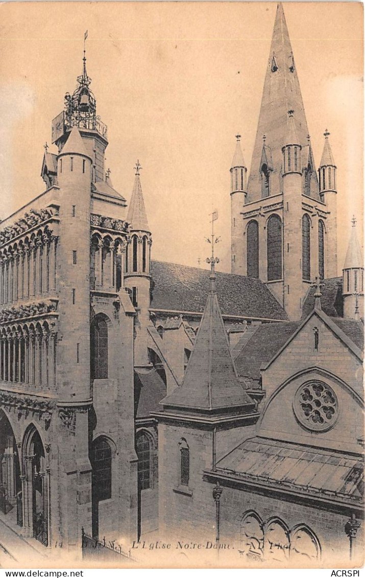 DIJON L Eglise Notre Dame 26(scan Recto-verso) MA2045 - Dijon