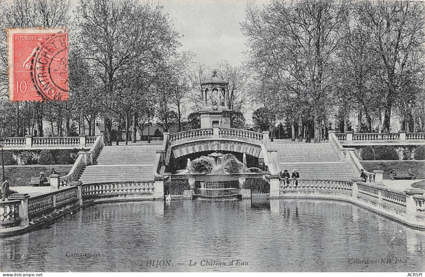 DIJON Le Chateau D Eau 27(scan Recto-verso) MA2045 - Dijon