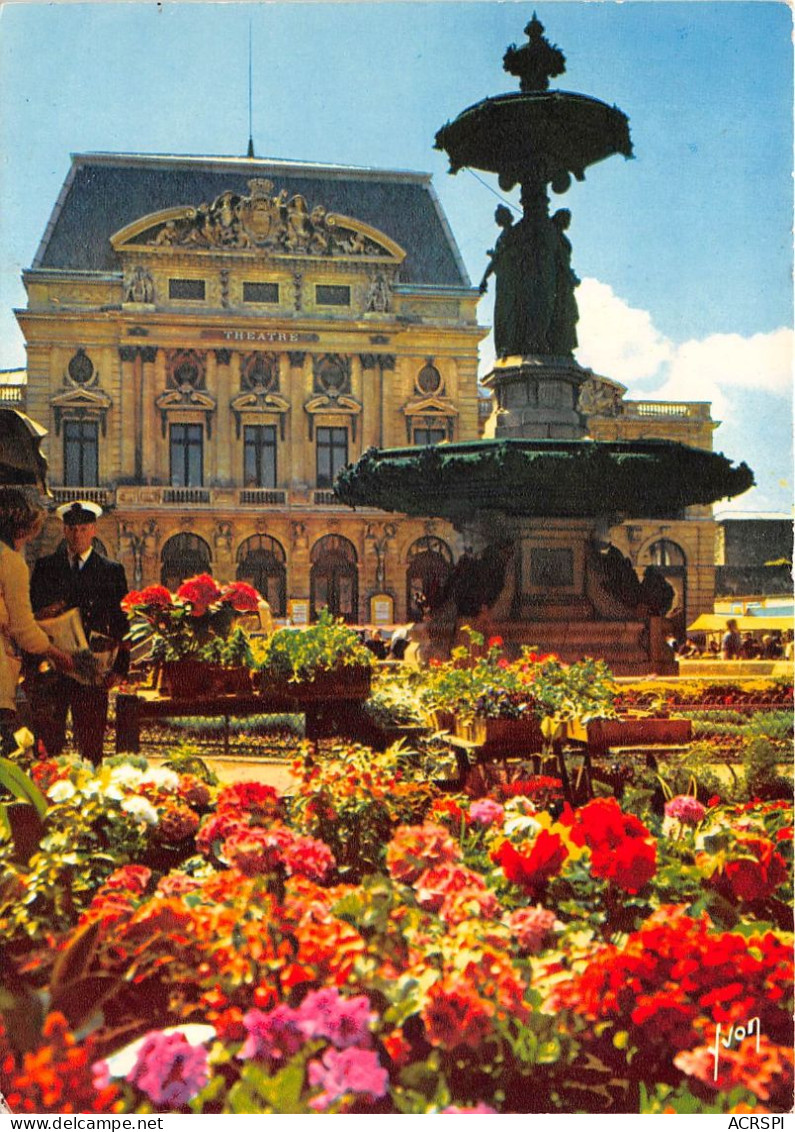 CHERBOURG Place General De Gaulle Et Marche Aux Fleurs 10(scan Recto-verso) MA2044 - Cherbourg