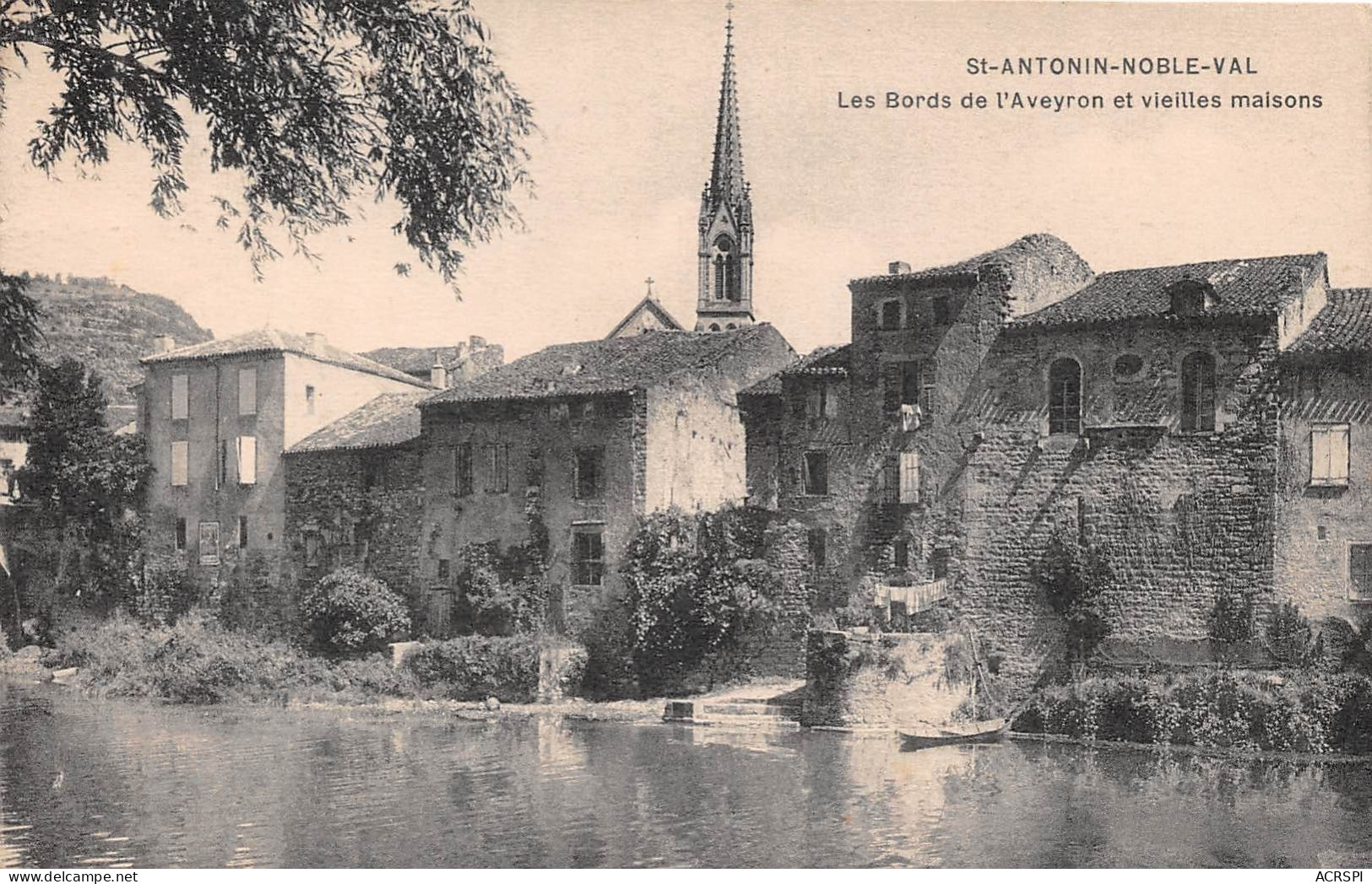 ST ANTONIN NOBLE VAL Les Bords De L Aveyroon Et Vieilles Maisons 8(scan Recto-verso) MA2043 - Saint Antonin Noble Val