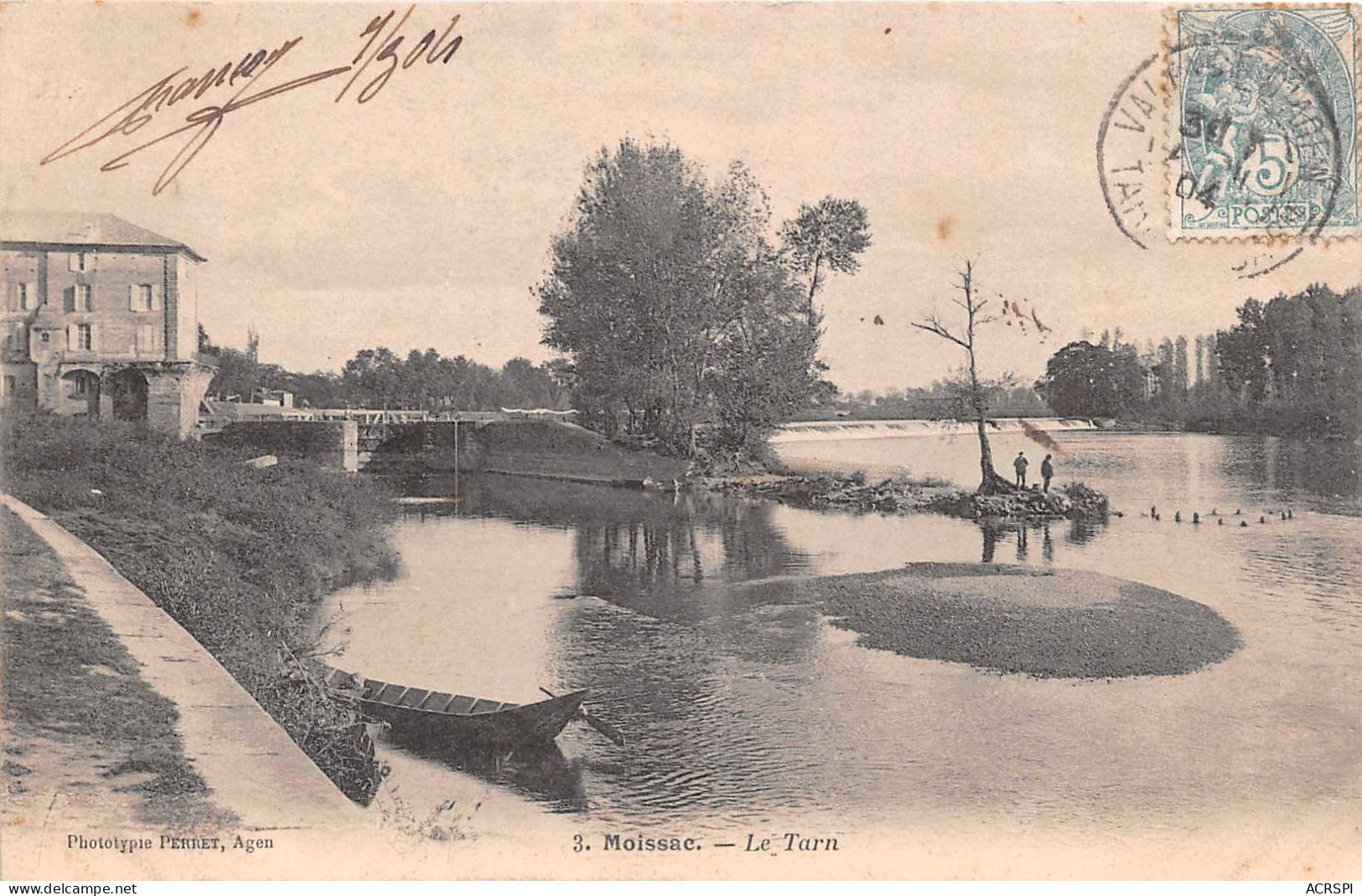 MOISSAC Le Tarn 20(scan Recto-verso) MA2043 - Moissac