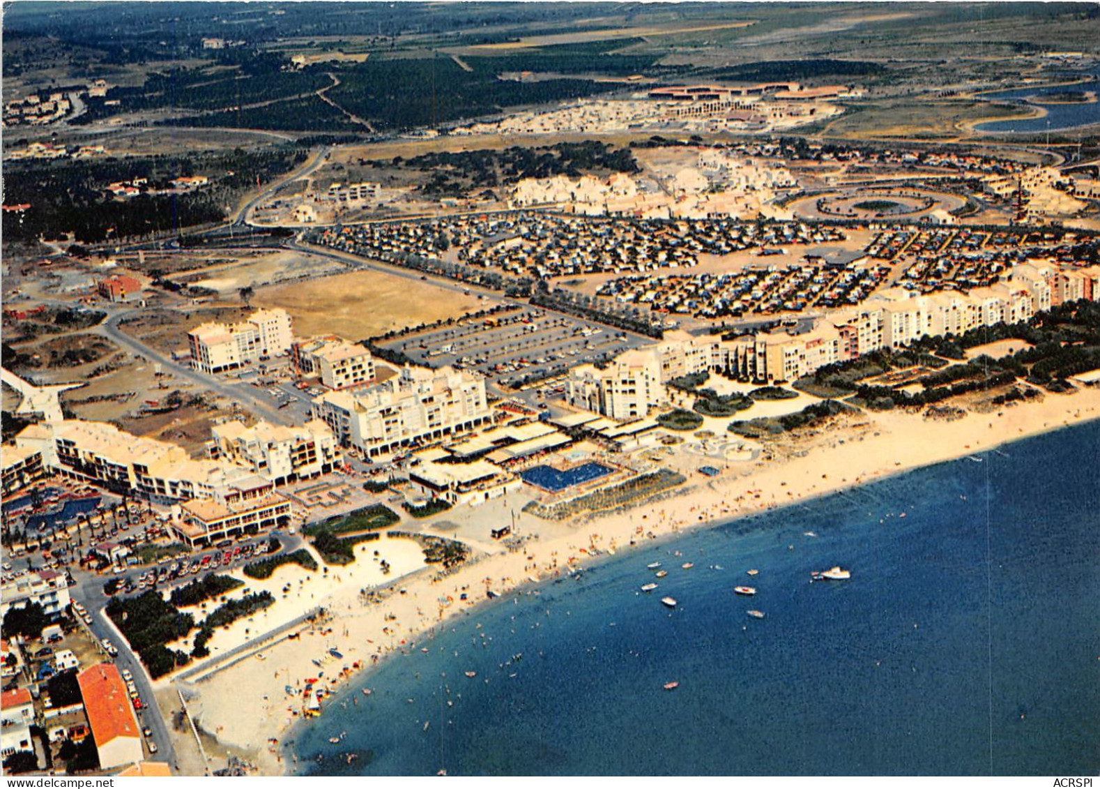 LE CAP D AGDE Plage Du Mole Camping De La Clape Le Neptuna Las Agathes 20(scan Recto-verso) MA2041 - Agde