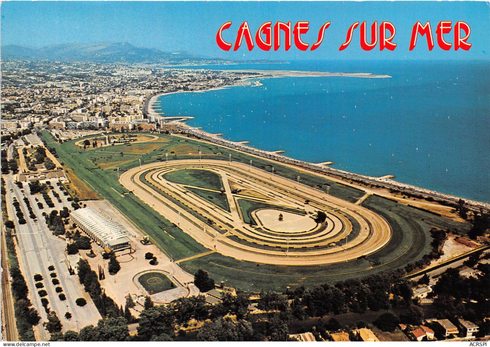 CAGNES SUR MER L Hipodrome Vue Aerienne 12(scan Recto-verso) MA2040 - Cagnes-sur-Mer