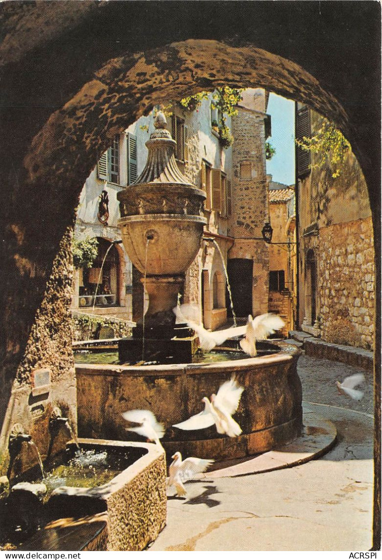 SAINT PAUL Colombes Devant La Fontaine Provencale 23(scan Recto-verso) MA2040 - Saint-Paul