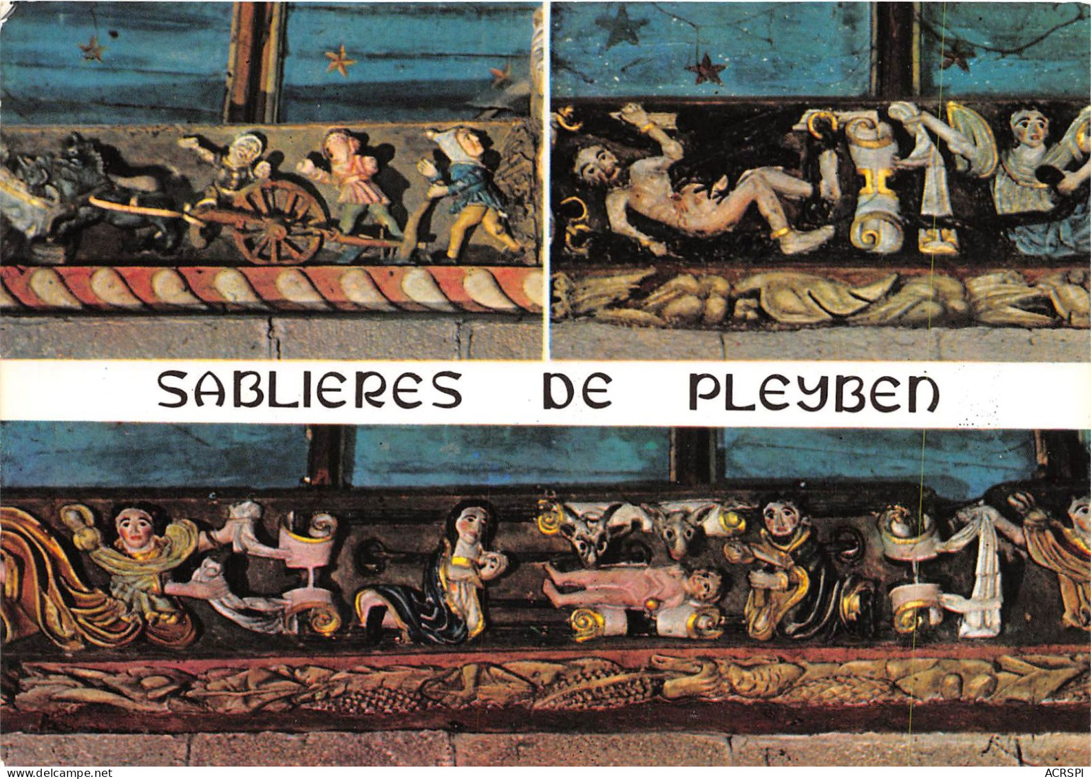 PLEYBEN Eglise Saint Germain Sablieres De 1571 8(scan Recto-verso) MA2039 - Pleyben