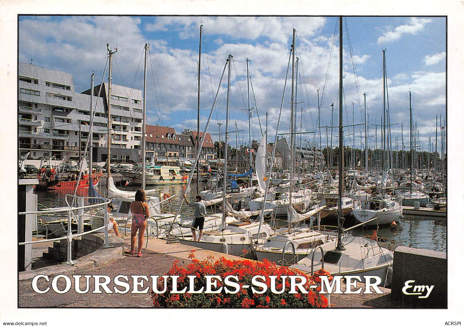 COURSEULLES SUR MER Le Bassin De Plaisance 16(scan Recto-verso) MA2038 - Courseulles-sur-Mer