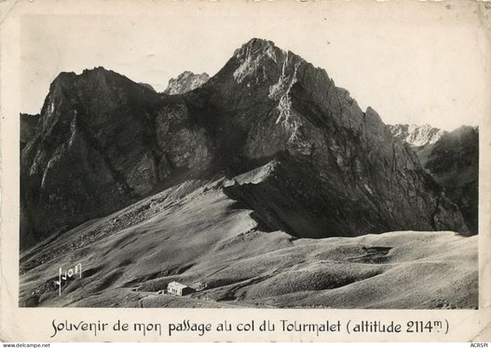 Col Du TOURMALET Souvenir  30  (scan Recto-verso)MA2037Ter - Luz Saint Sauveur