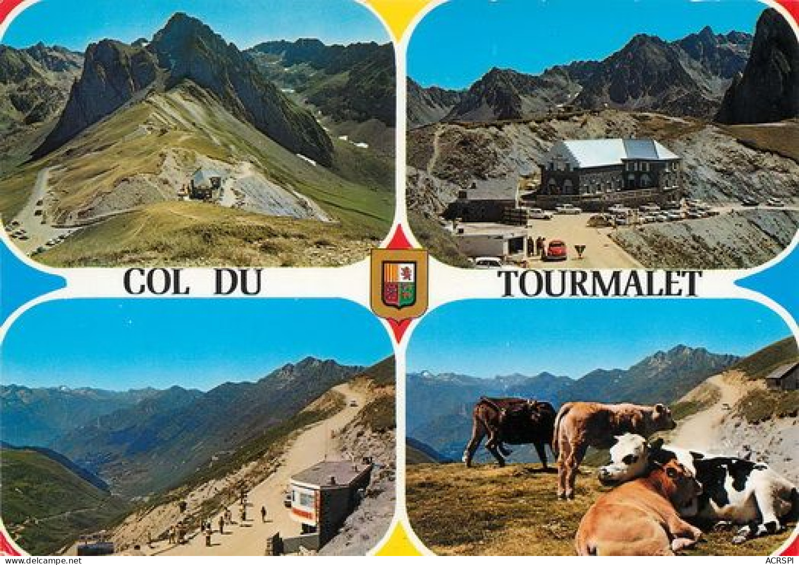 Col Du Tourmalet Route à Péage  Luz Saint Sauveur : 2115m - Cols Cyclisme  27  (scan Recto-verso)MA2037Ter - Luz Saint Sauveur