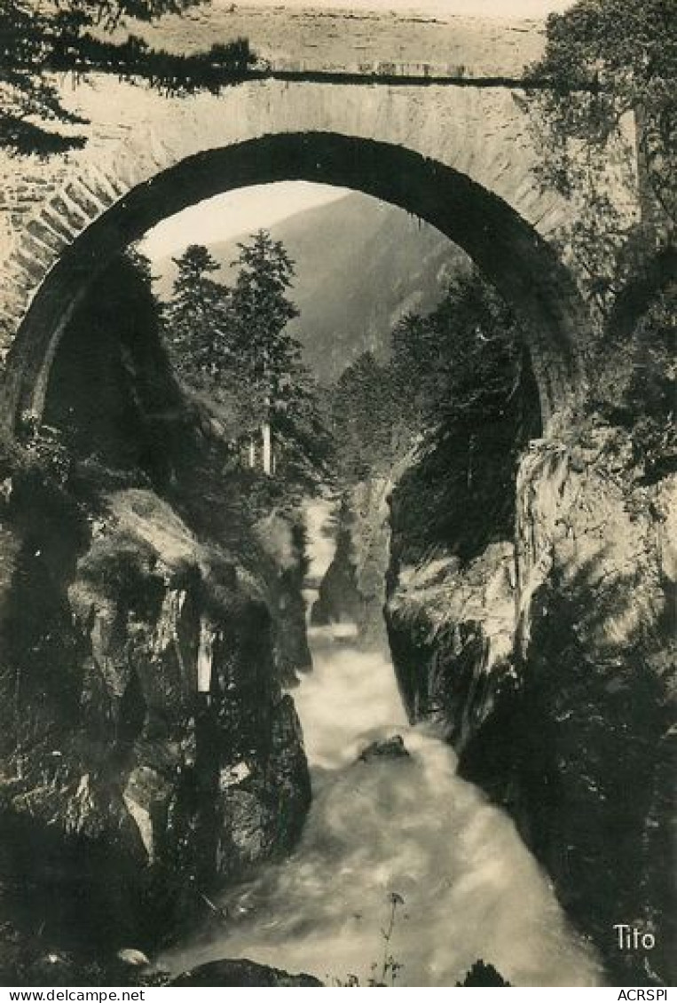 CAUTERETS  Le Gouffre Du Pont D'espagne   7   (scan Recto-verso)MA2037Ter - Cauterets