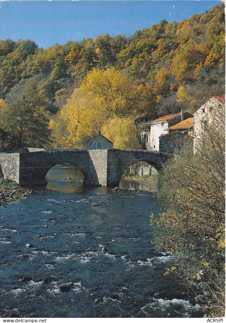 Environs De BESSE EN CHANDESSE Pont De Saurier Sur La Couze Pavin 9(scan Recto-verso) MA2036 - Besse Et Saint Anastaise