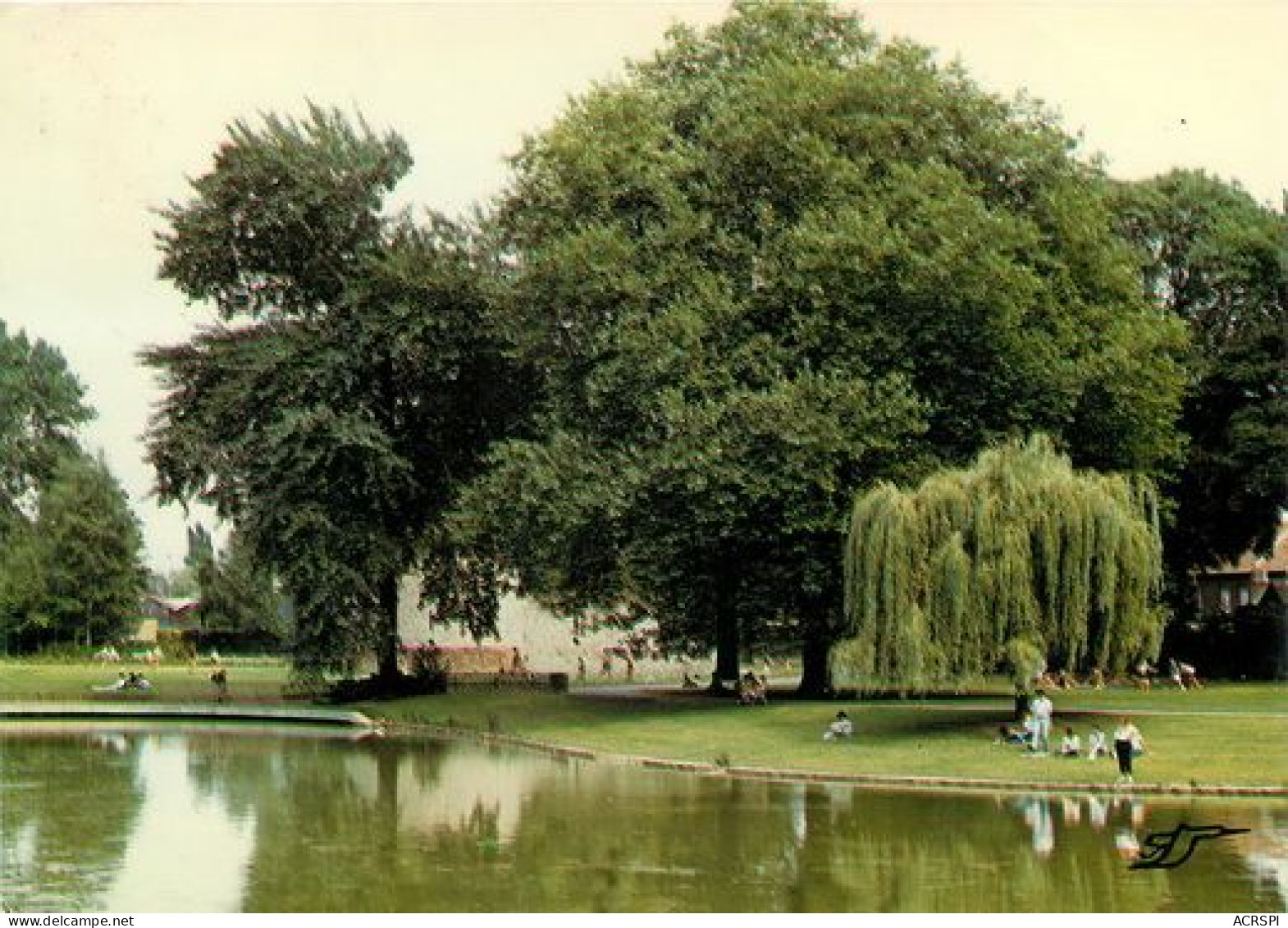 DOUAI 59  Le Jardin Publique Et L'étang  35   (scan Recto-verso)MA2035Ter - Douai