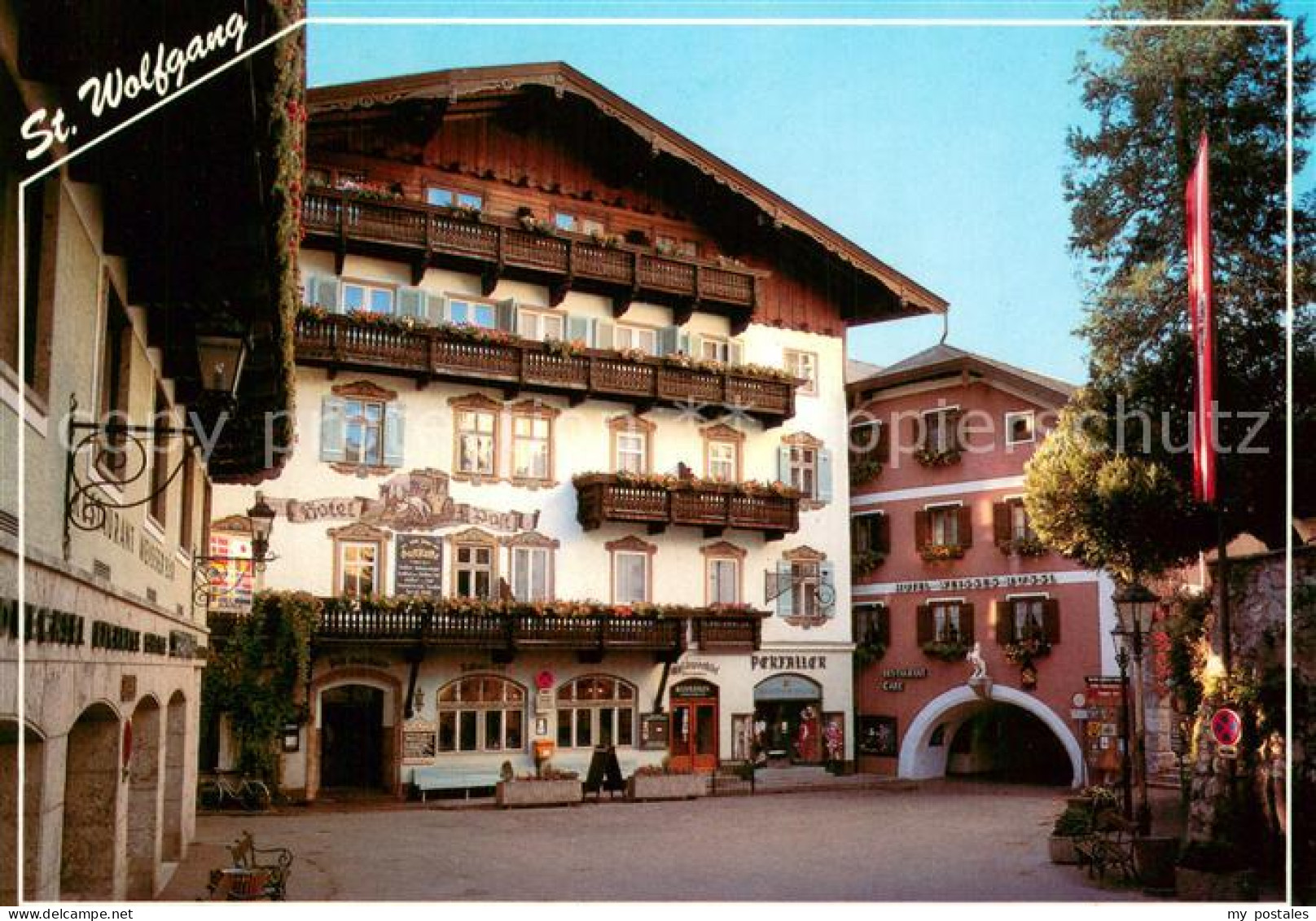 73747991 St Wolfgang Wolfgangsee Marktplatz Mit Hotel Post Und Romantikhotel Im  - Andere & Zonder Classificatie