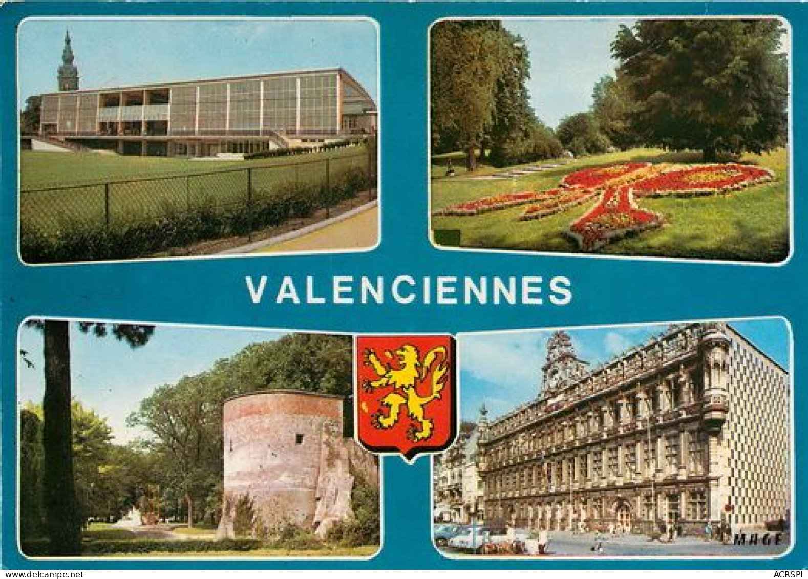 VALENCIENNES  Multivue  6   (scan Recto-verso)MA2035Ter - Valenciennes