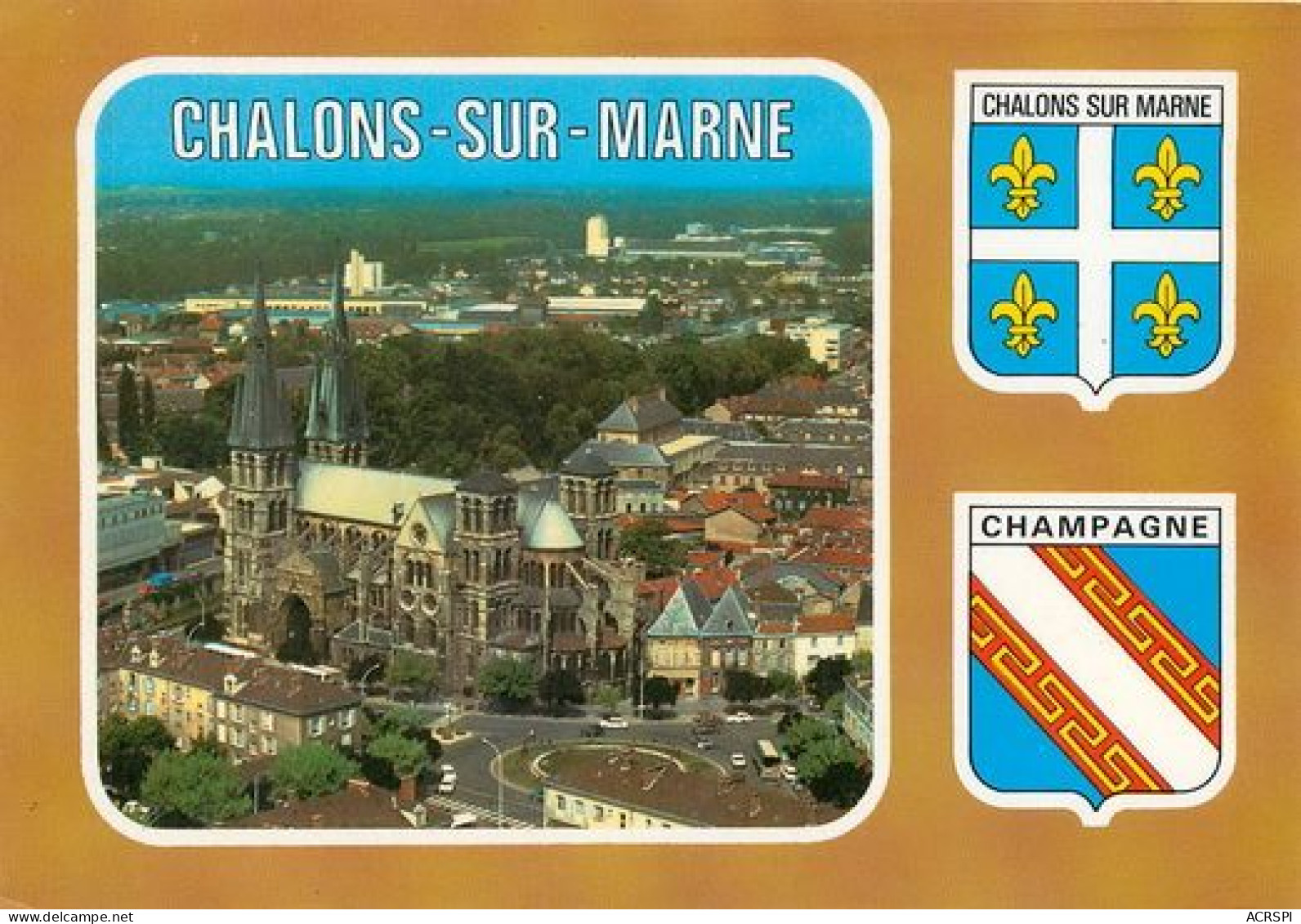 CHALONS SUR MARNE  Les Blasons  17   (scan Recto-verso)MA2035Bis - Châlons-sur-Marne