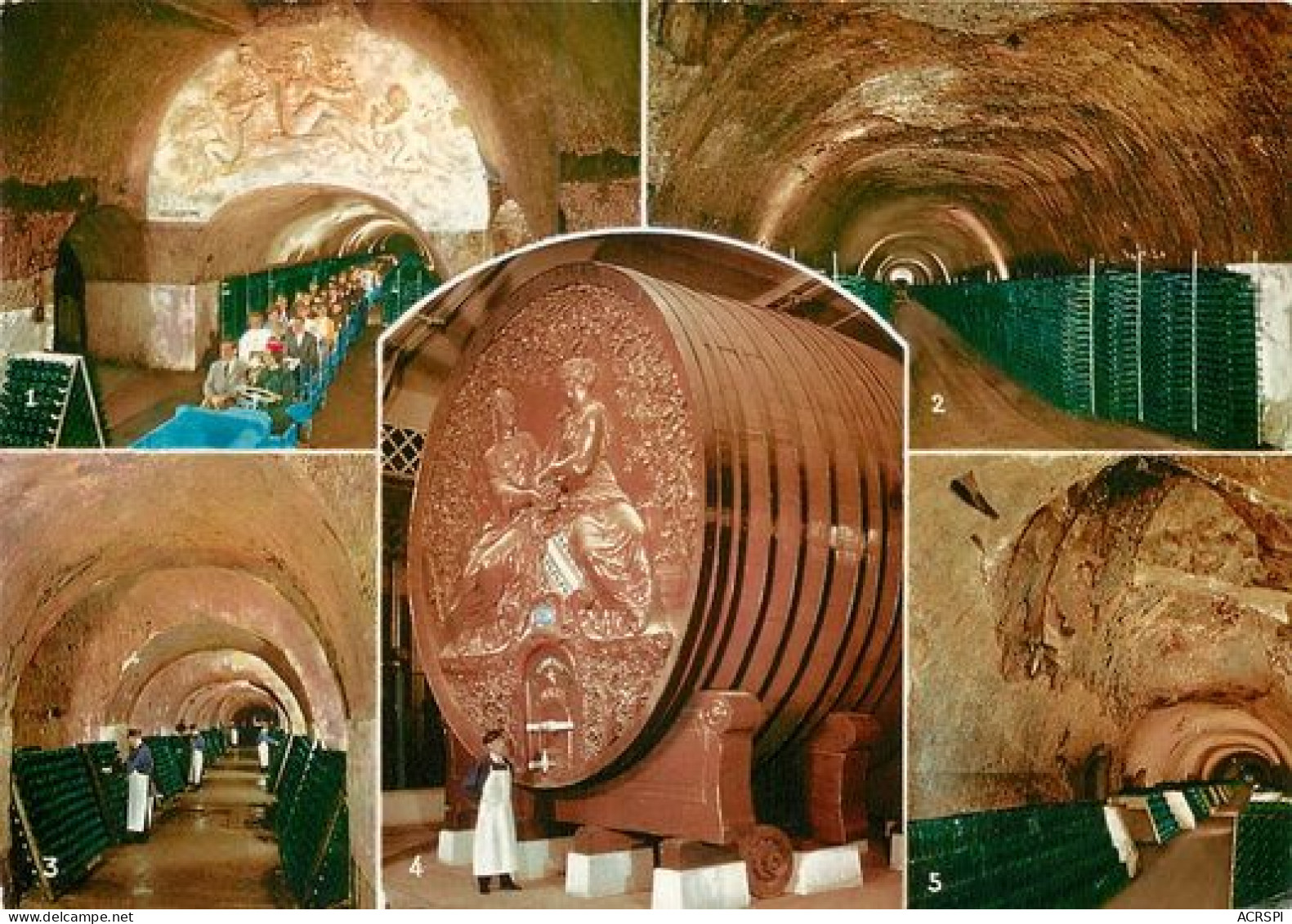 EPERNAY  Champagne Mercier Les Caves  18   (scan Recto-verso)MA2035Bis - Epernay