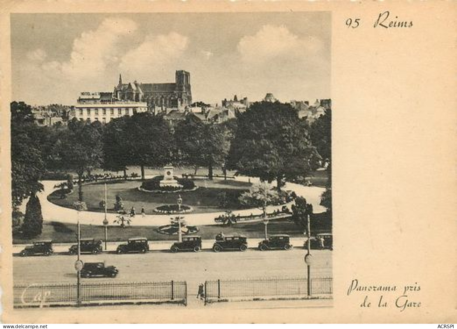 REIMS  Vue Prise De La Gare   7   (scan Recto-verso)MA2035Bis - Reims