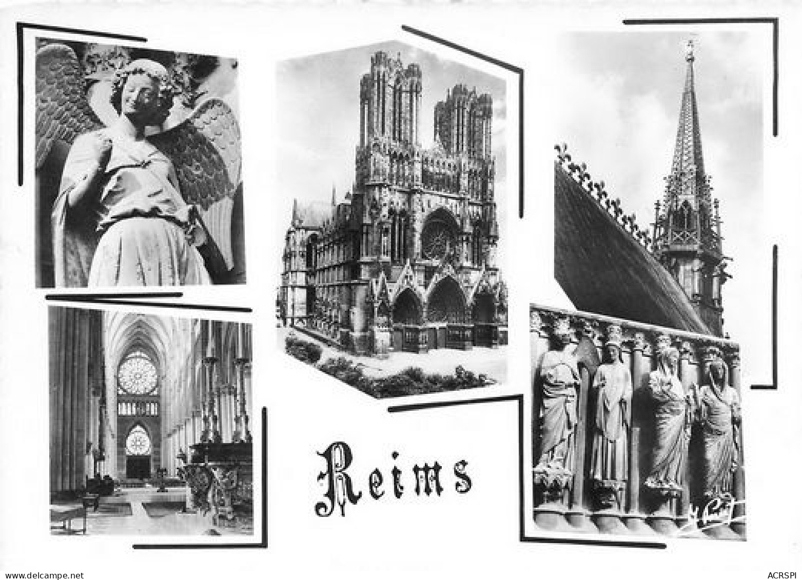 REIMS  La Cathedrale   2   (scan Recto-verso)MA2035Bis - Reims