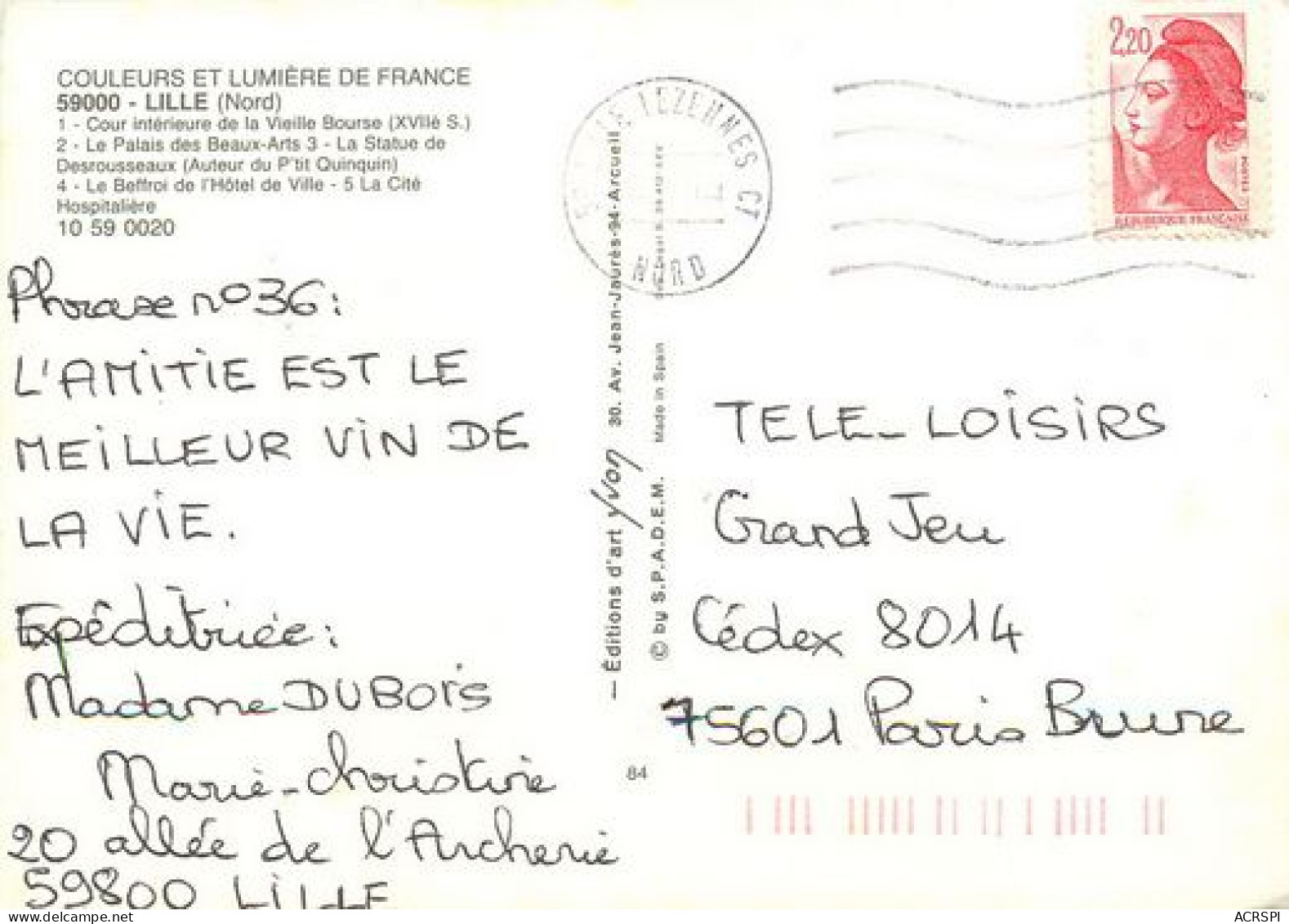 LILLE  Cour Interieure De La Vieille Bourse  4   (scan Recto-verso)MA2035Ter - Lille
