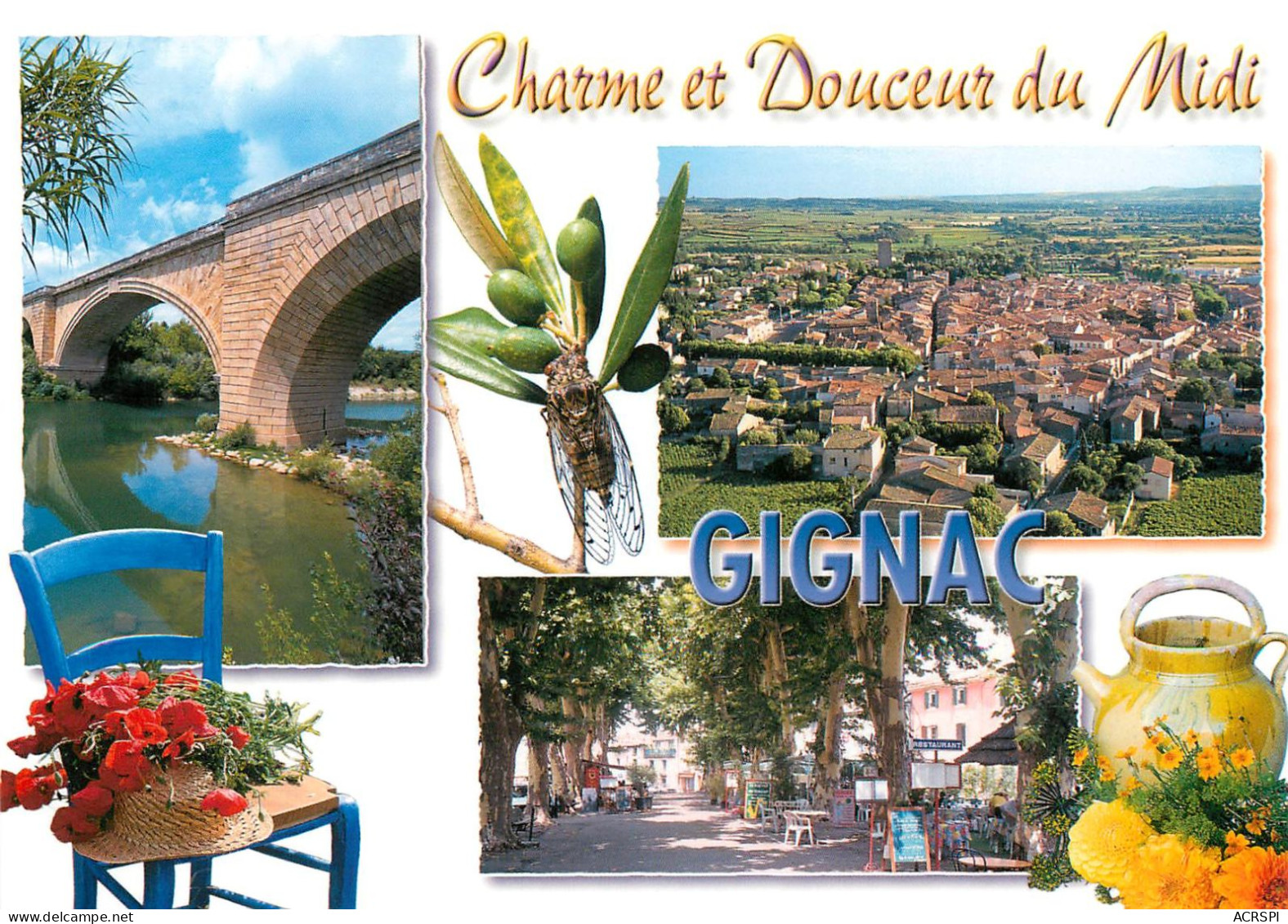 GIGNAC Charme Et Douceur Du Midi 4(scan Recto-verso) MA2055 - Gignac