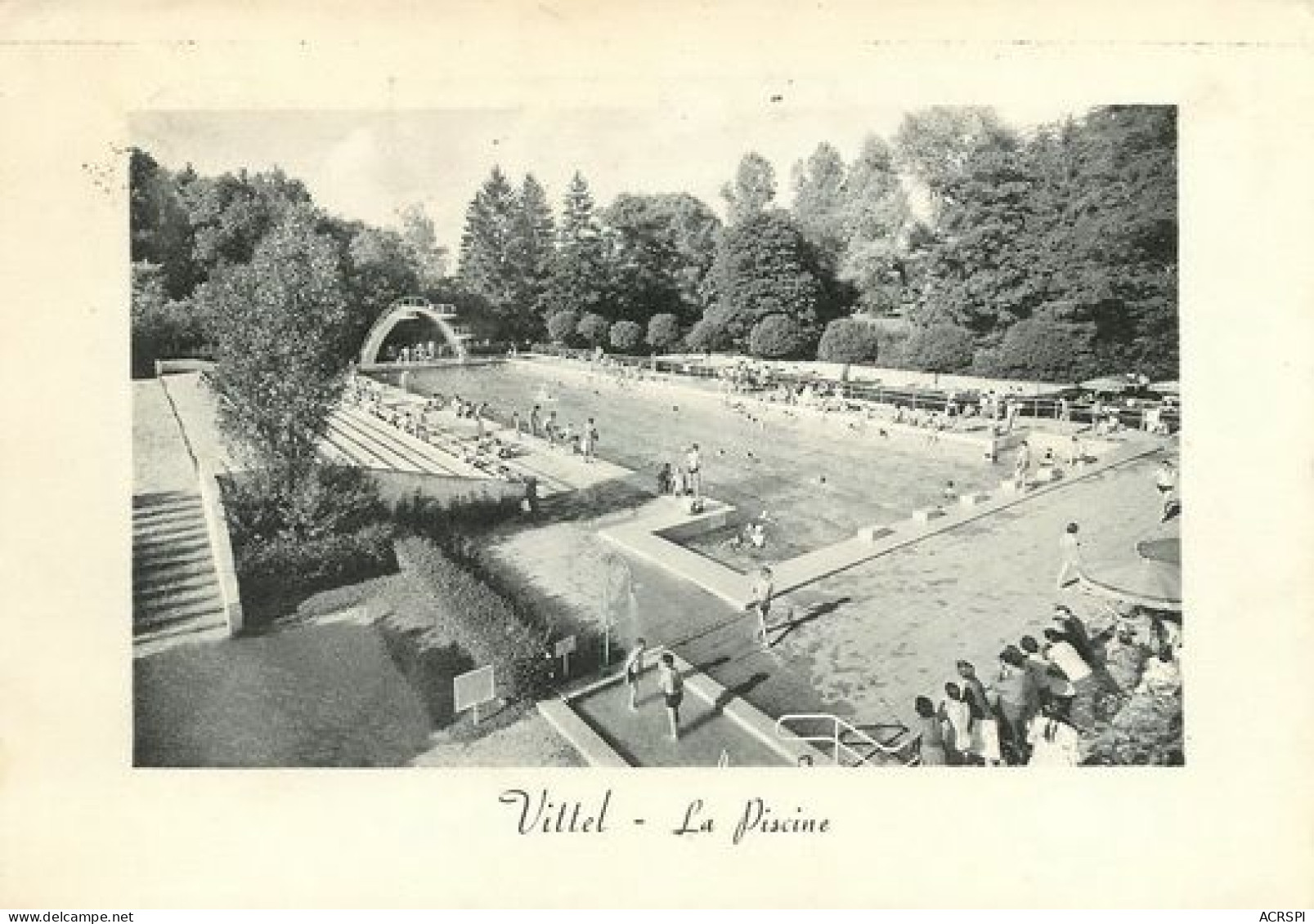 VITTEL CONTREXEVILLE  La Piscine 13   (scan Recto-verso)MA2054Bis - Contrexeville