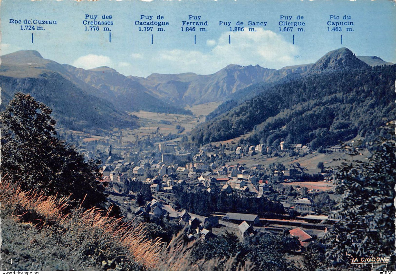 LE MONT DORE Station Thermale Et Touristiue Vue Generale 29(scan Recto-verso) MA2054 - Le Mont Dore