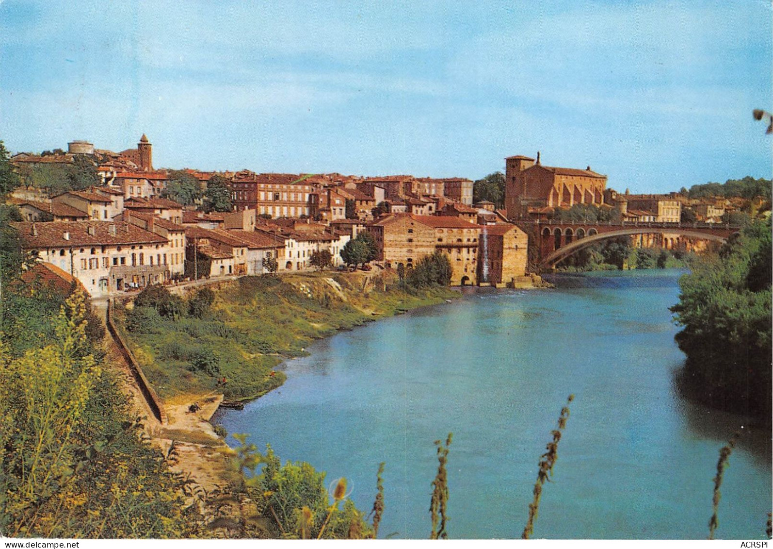 GAILLAC Celebre Par Ses Crus Le Pont Sur Le Tarn Les Vieux Quartiers L Eglise St Michel 30(scan Recto-verso) MA2053 - Gaillac