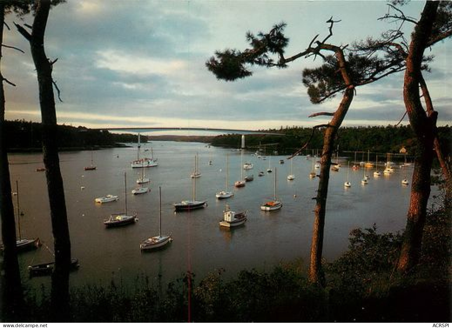 BENODET Et Sainte Marine ANSE DE PENFOUL Et Pont De Cornouaille  28  (scan Recto-verso)MA2052Ter - Bénodet