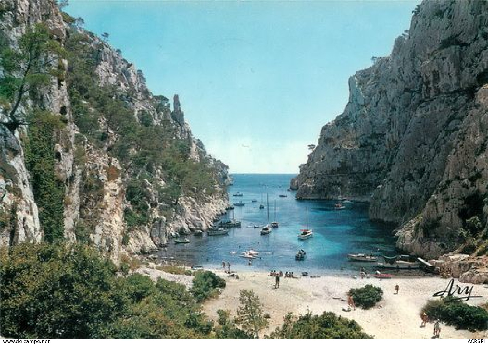 CASSIS Bateaux à EN VAU   Les Calanques  36  (scan Recto-verso)MA2052Ter - Cassis