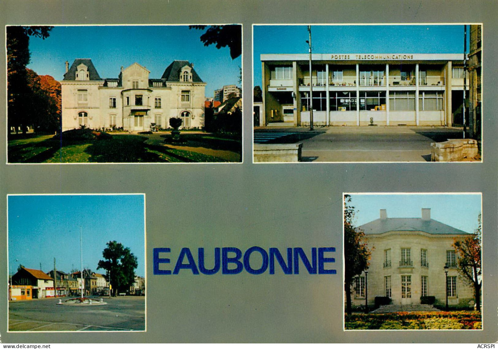 EAUBONNE La Poste  Le Dispensaire Le Rond Point La Bibliotheque  35   (scan Recto-verso)MA2052Bis - Sonstige & Ohne Zuordnung