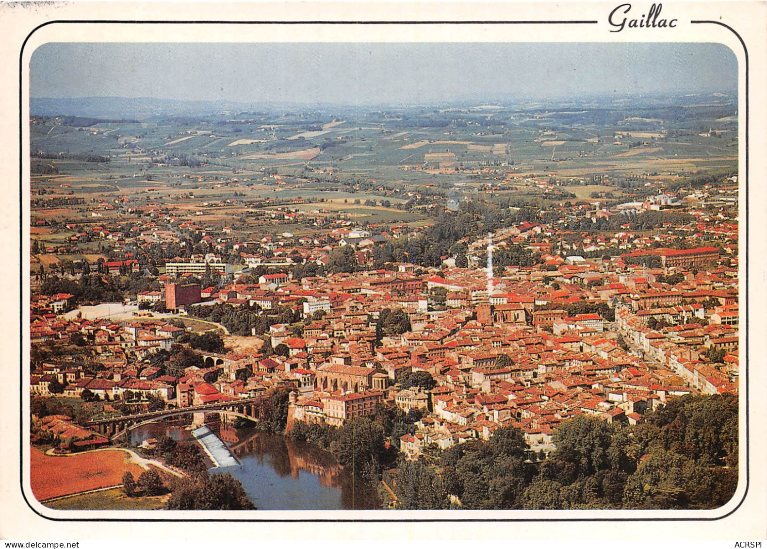 GAILLAC Vue Generale Aerienne 21(scan Recto-verso) MA2052 - Gaillac