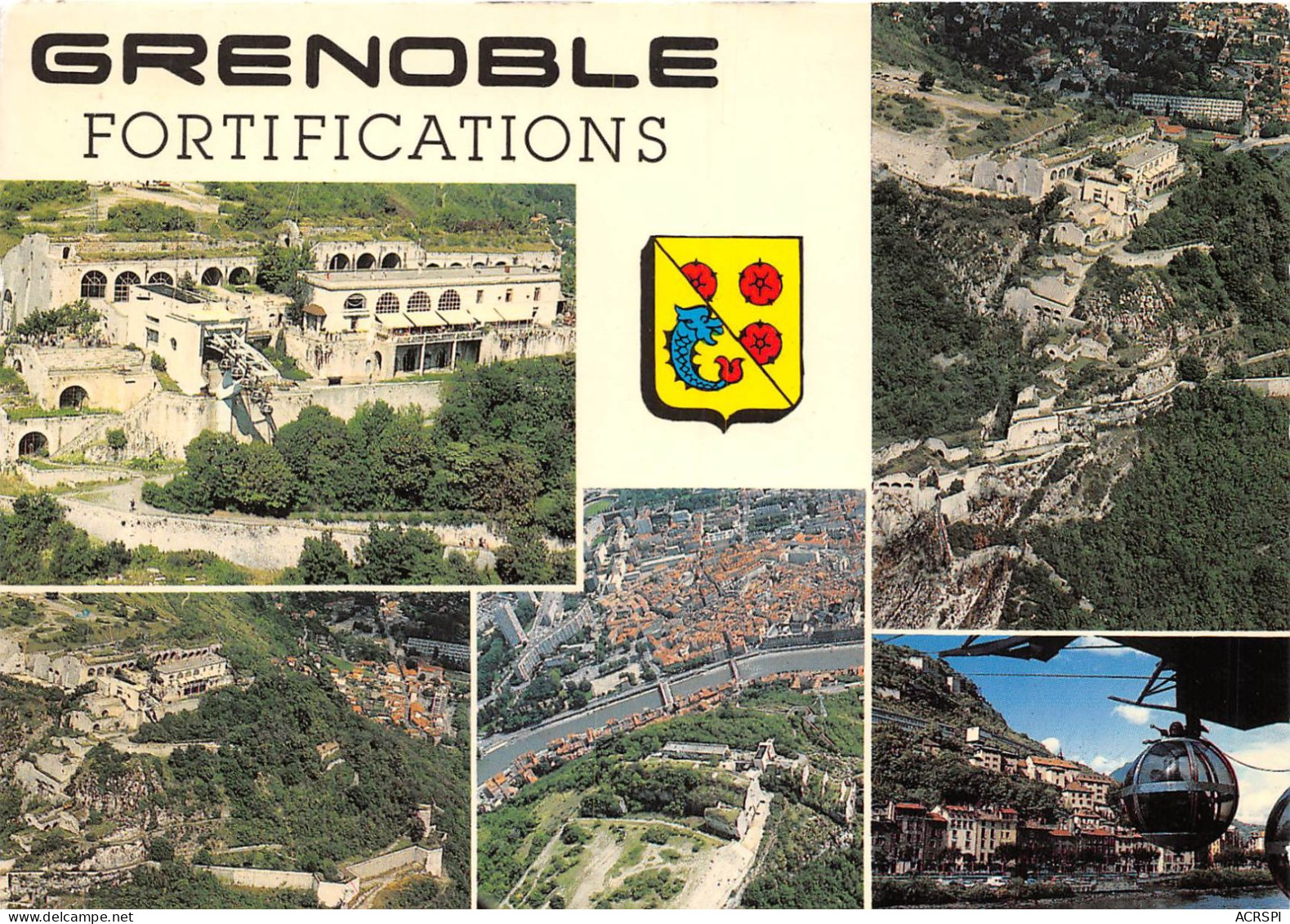 GRENOBLE Fortifications FORT RABOT Telepherique De La Bastille 2(scan Recto-verso) MA2051 - Grenoble