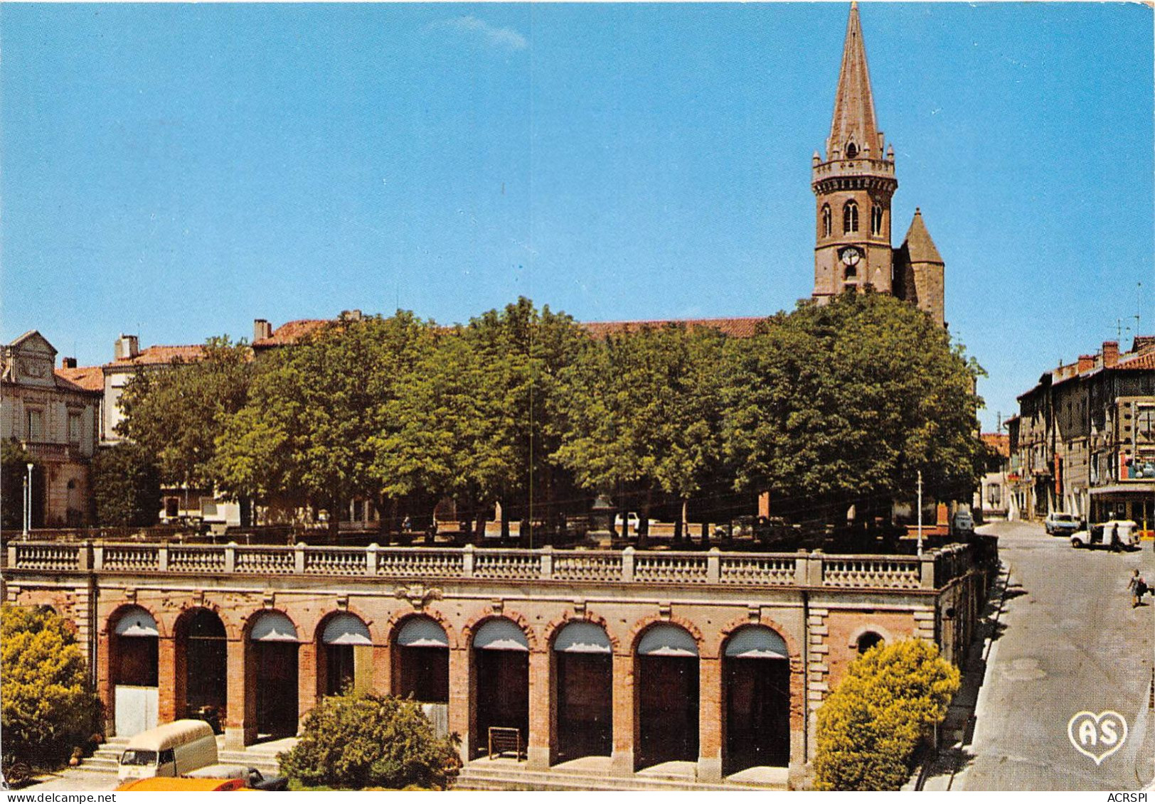 PUYLAURENS Le Clocher Et La Halle 29(scan Recto-verso) MA2052 - Puylaurens