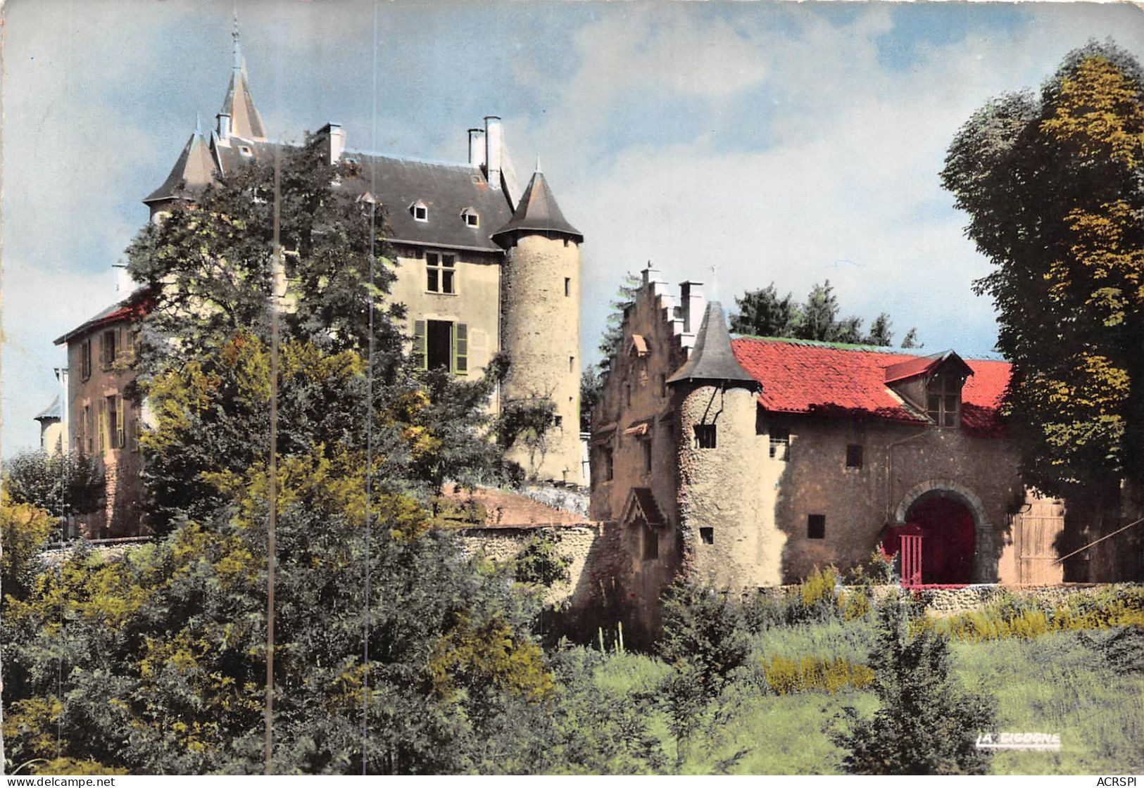 URIAGE LES BAINS Le Chateau 25(scan Recto-verso) MA2051 - Uriage