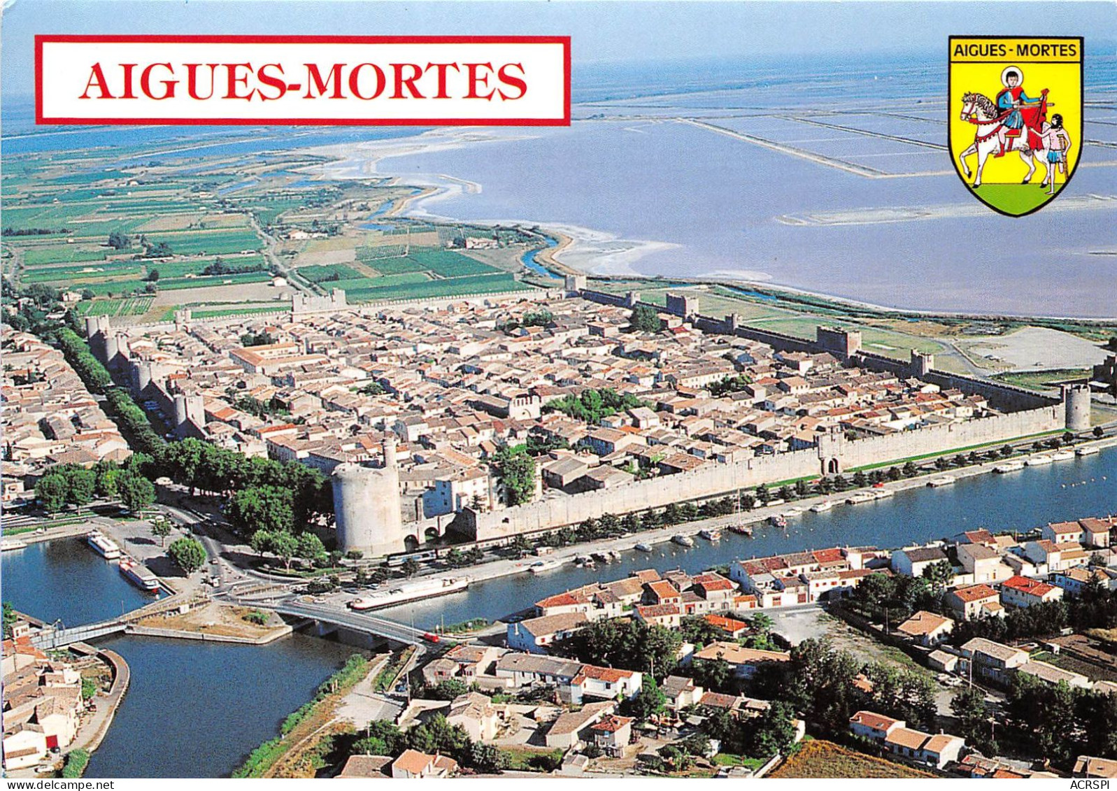 AIGUES MORTES Vue Generale 6(scan Recto-verso) MA2050 - Aigues-Mortes