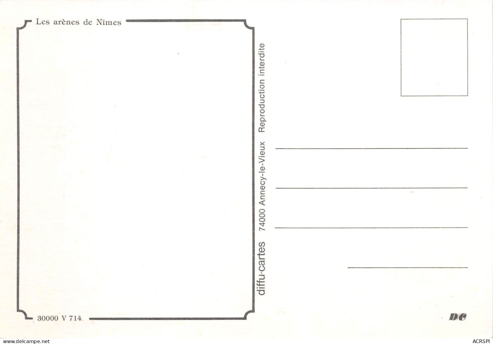 Les Arenes De NIMES 25(scan Recto-verso) MA2050 - Nîmes