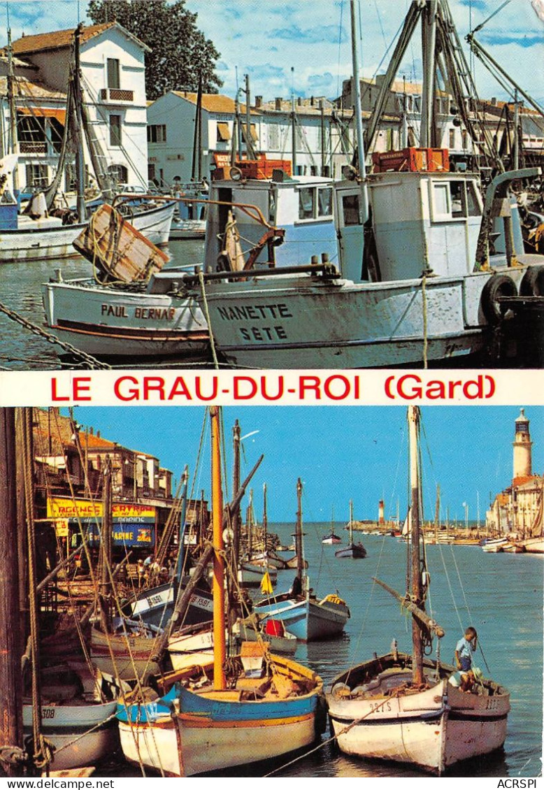 LE GRAU DU ROI Bateaux De Peche Sur Le Canal 28(scan Recto-verso) MA2050 - Le Grau-du-Roi