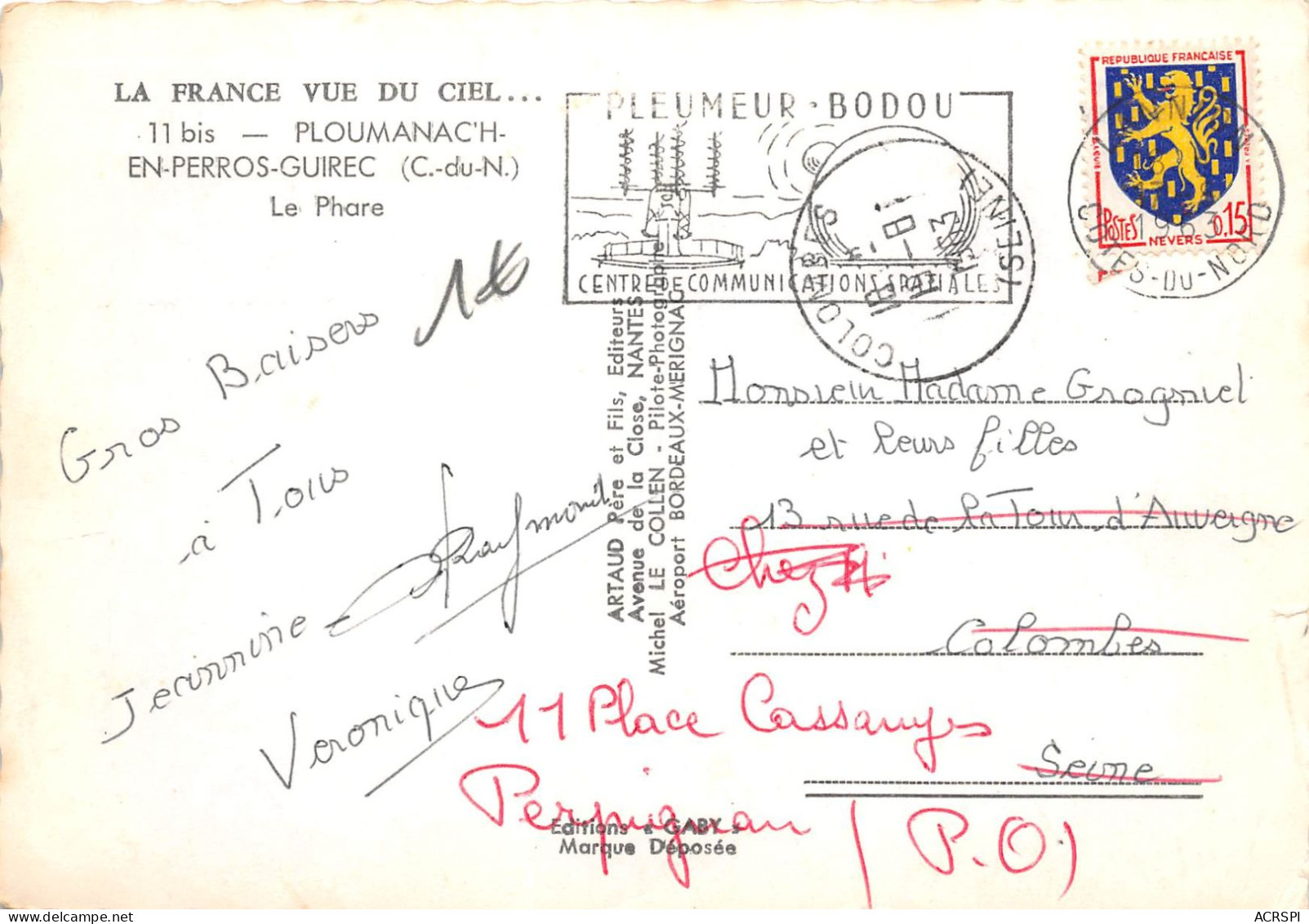 Ploumanac H En Perros Guirec Le Phare 26(scan Recto-verso) MA2049 - Ploumanac'h